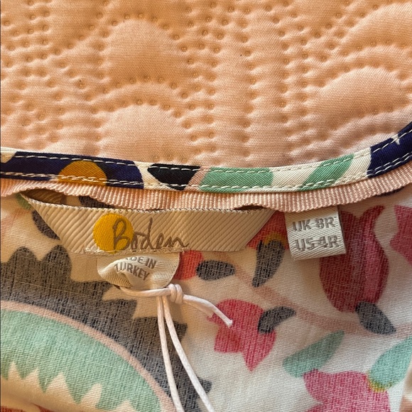 NWT Boden Olive Tropical Retreat Faux Wrap Dress - Picture 9 of 12